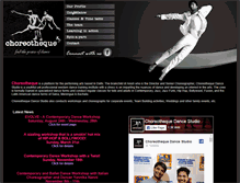 Tablet Screenshot of choreothequedance.com